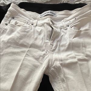 Express Classic White Denim